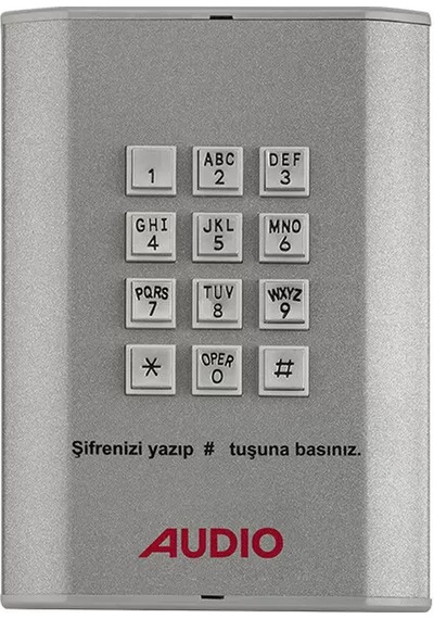 Audıo Kgk Tuş Takımlı Kapı Giriş Paneli