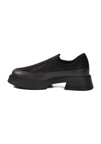 Pierre Cardin Siyah Taş İşlemeli Hafif Kadın Casual Ayakkabı Pc-55216 Z Siyah