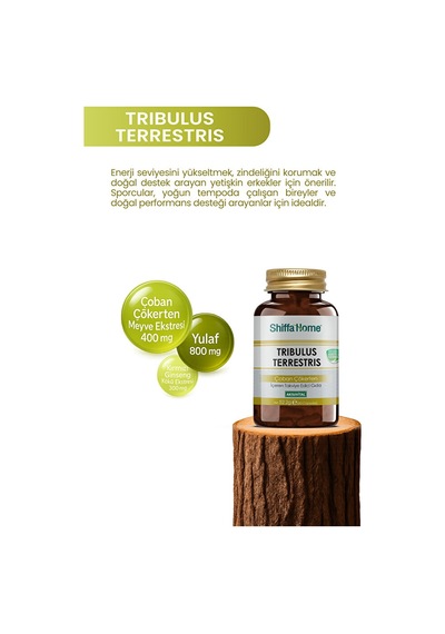 Tribulus Terrestiris Çoban Çökerten 60 Kapsül