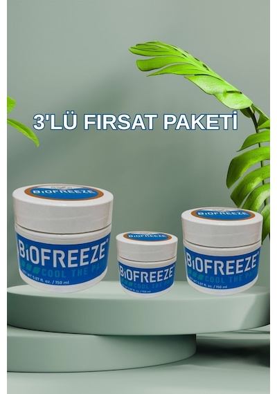 Biofreeze Kremi 150 Ml X 3 Adet