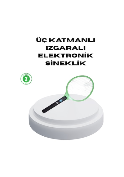 Pil İle Çalışan Elektronik Sinek Öldürücü Çocuk Ve Evcil Hayvan Dostu Tasarım