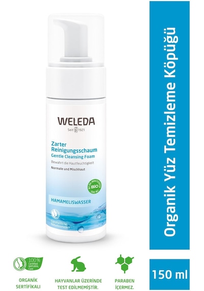 Weleda Organik Yüz Temizleme Köpüğü 150 ML