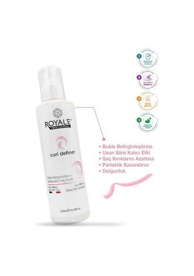 Royale Professional Bukle Belirginleştirici Saç Kremi Curl Definer 250 Ml + Horsetail Collagen Şampuan 500 Ml