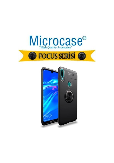 Microcase Huawei Y7 2019 Focus Serisi Yüzük Standli Kilif 446602615