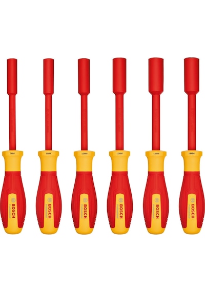 Bosch Profesyonel İzoleli Lokma Anahtar Seti Hex 6 Parça - 1600A02NF3