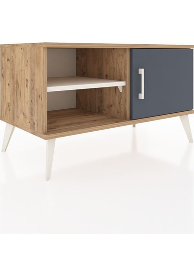 Hyperion Şifonyer 2 Raflı Tek Kapaklı 88x44x48 Çam-antrasit/aytaşı Antrasit/aytaşı Hyperion Şifonyer 2 Raflı Tek Kapaklı 88x44x48 Çam-antrasit/aytaşı Antrasit/aytaşı