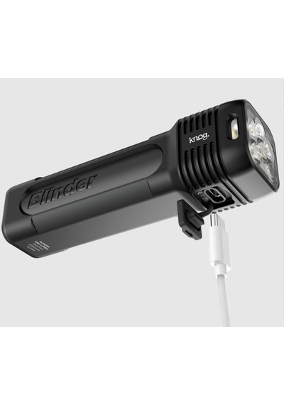 Knog Blinder Bisiklet Ön Far 1400 Lumen Usb Şarjlı Siyah