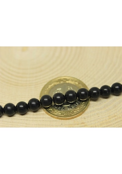 Shungite (Şungit) Taşı Dizi 6Mm