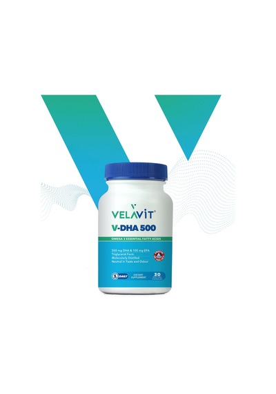 Velavit V-dha 500 30 Yumuşak Jel Kapsül