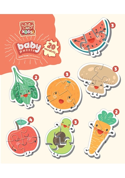 Art Kids İlk Besinler Baby Puzzle