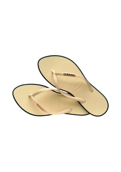 Havaianas Slim Point Pantanal Green Kadın Terlik-4791 Bej