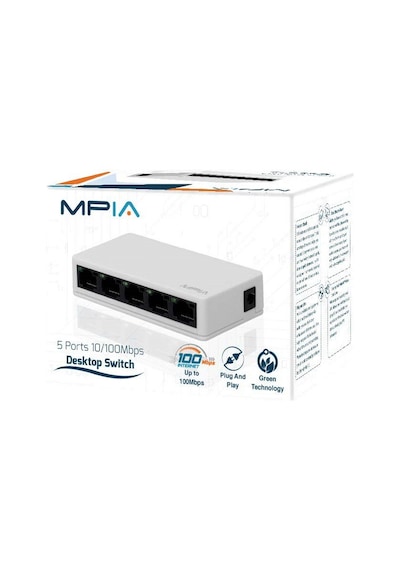 Concord MPIA S5 5 Ports 10/100 Mbps Masaüstü Switch