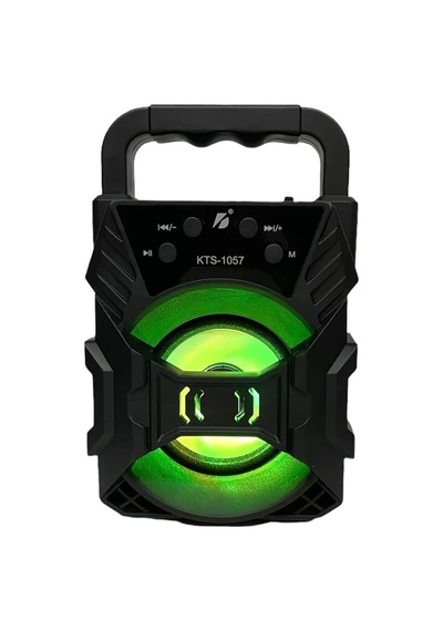 Bluetooth Hoparlör Led Işıklı Fm Radyo Kablosuz Hoparlör Usb Flash-hafıza Kart Giriş Ses Bombası 1057, Teknosepe