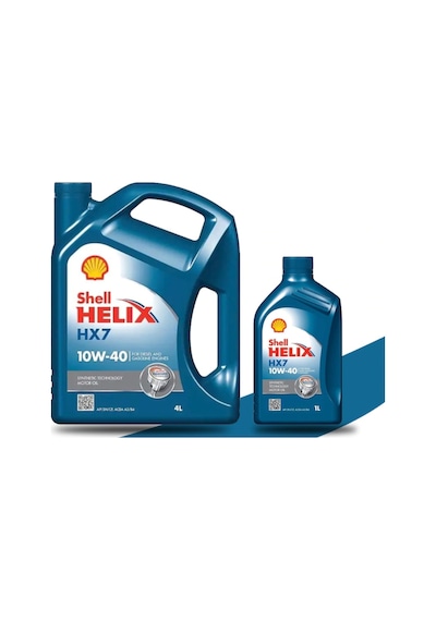 Shell Helix Hx7 10W-40 Sentetik Motor Yağı 4 L + 1 L