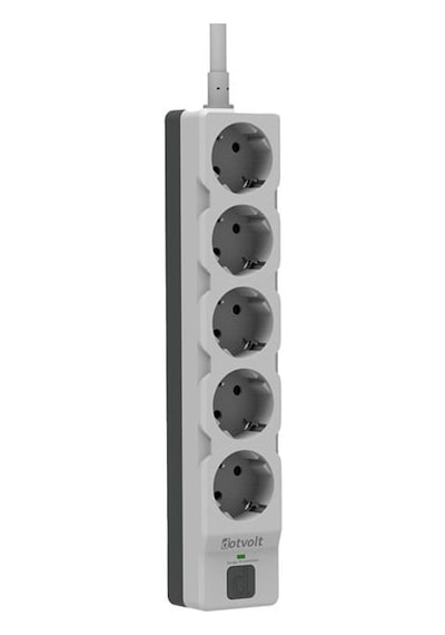 Dotvolt 5-li Surge Hunter 350 Joules Akım Koruma Prizi 1.5metre Gri 0 M