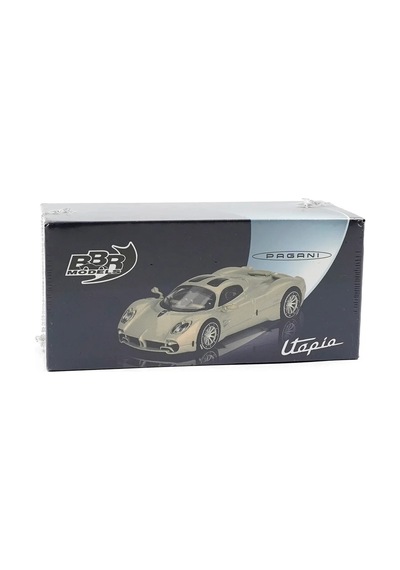 Mini Gt 1/64 Bbr Pagani Utopia Presentation Grigio Rinascimento