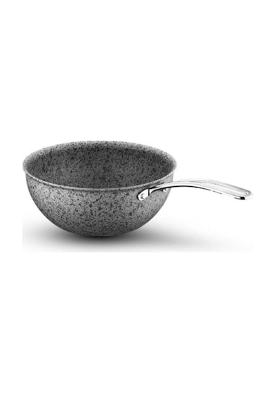Brioni Stone-age Çizilmez Yanmaz Yapışmaz 26 Cm Wok Tava Gri