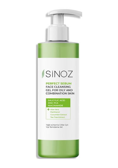 Sinoz Yağlı ve Karma Ciltler İçin Yüz Temizleme Jeli 400 ML