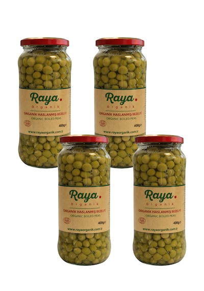 Organik Haşlanmış Bezelye 400 Gr 4 4 Lü Set 400 G