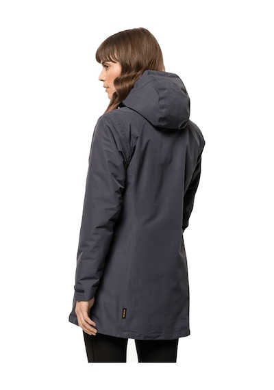 Jack Wolfskin Heidelstein 3in1 Kadın Outdoor Mont 1115681-1388 Antrasit - Gri