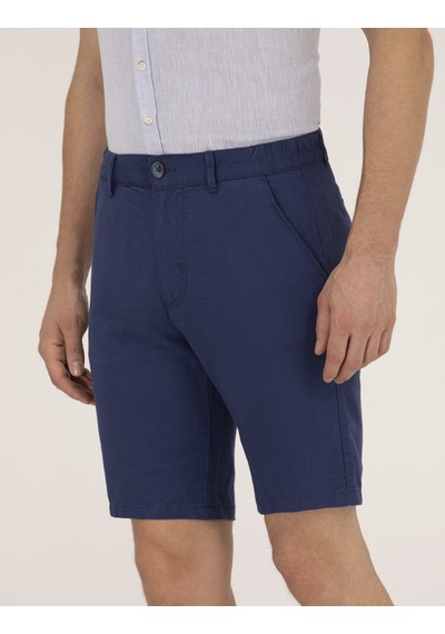 Pierre Cardin Erkek İndigo Şort / Bermuda 50264863-vr028