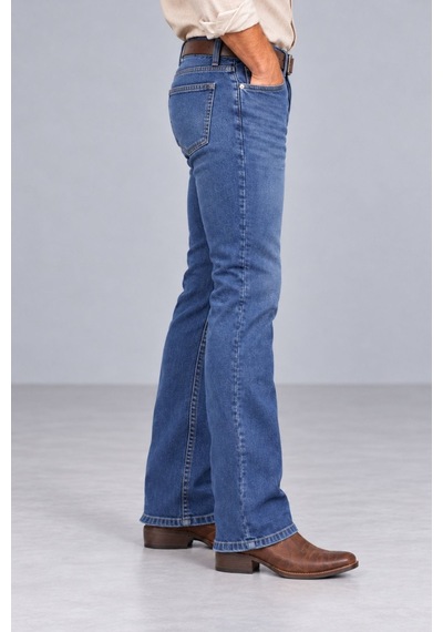 Cedy Denim Cedy Denım-regular Fit Yüksek Bel Esnek Jean Erkek Kot Pantolon C336 Mavi