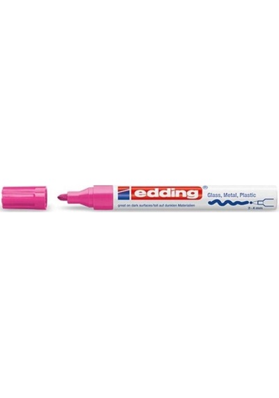 Edding Dekorasyon Kalemi Permanent 750 2-4 Mm Pembe Yuvarlak Uçlu