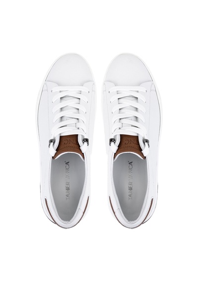 Tamer Tanca Erkek Hakiki Deri Beyaz Sneakers & Spor Ayakkabı 1174 505 Erk Ayk Y26 Beyaz