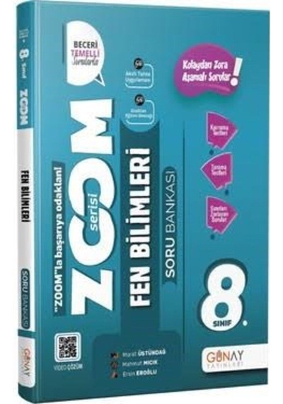 Günay Yayınları Zoom 8.sınıf Matematik+türkçe+fen Bilimleri+inkılap Seti