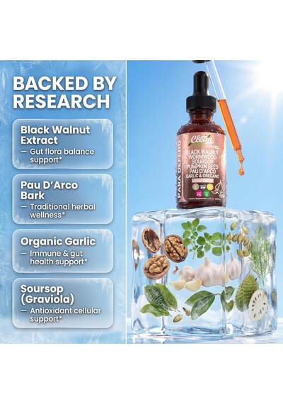 Clean Nutraceuticals Para Defend Wormwood 60 Ml Usa Menşeii Dmmedicineden Orijinal