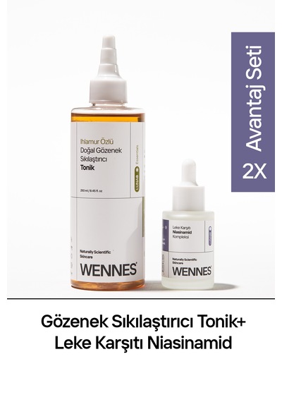 Doğal Tonik Niasinamid Serum Avantajlı Set