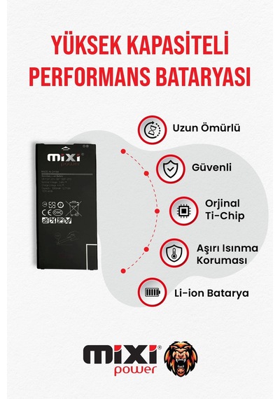 Samsung Galaxy J7 2016 Uyumlu Tam Kapasite Batarya