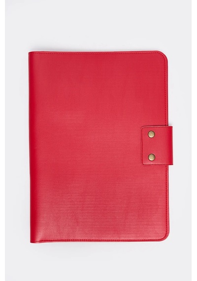 Necati Çanta Apple Uyumlu MacBook Air Pro 13-14 Inç Organizer Evrak & Laptop & Tablet Çantası - Kırmızı Kırmızı