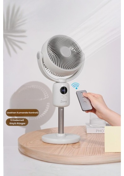 Fressi Jaf18 Taşınabilir Masaüstü Gri Usb Fan