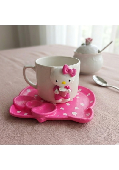 Hello Kitty Bardak Seti Pembe