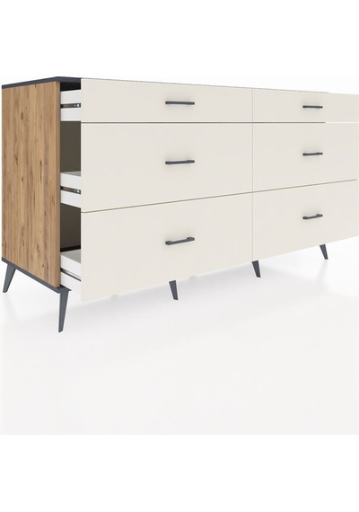 Kronos Konsol 6 Çekmeceli 176x59x99 Çam-antrasit/aytaşı Antrasıt/aytası - Atlas Çam Kronos Konsol 6 Çekmeceli 176x59x99 Çam-antrasit/aytaşı Antrasıt/aytası - Atlas Çam