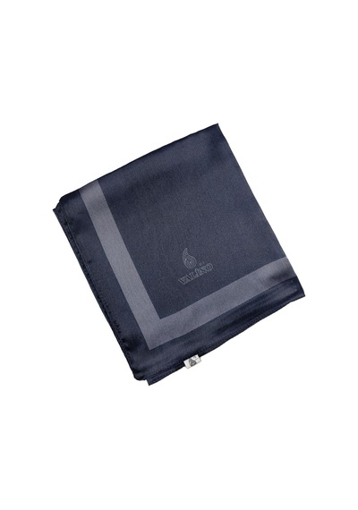 Mim Eşarp Mısırlı Eşarpları Bantlı Jan Jan Eşarp 100x100 Cm Füme - Gri