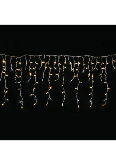 4m 120 Led 20 Saçaklı 50 70 90cm Çakarlı Çok Renkli