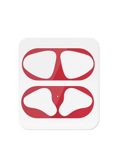 Lexroo Airpod Kir Önleyici Sticker - Kırmızı