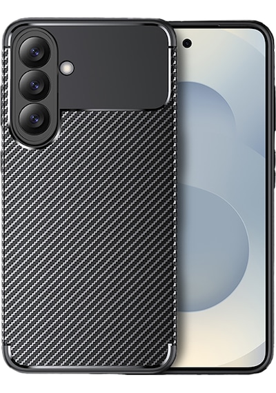 Samsung Uyumlu Galaxy S26 Kılıf Elde Kaymayan Kamera Korumalı Silikon Siyah