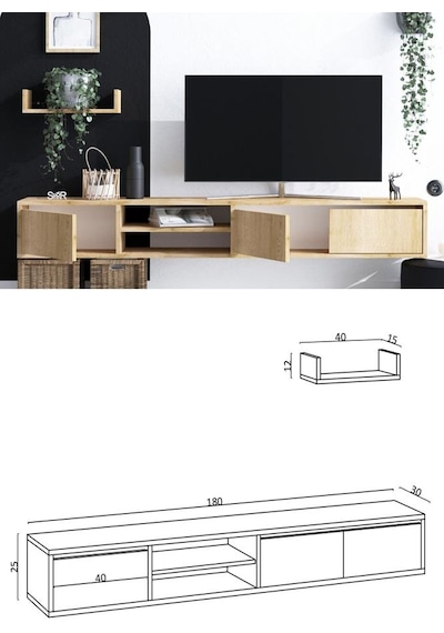Decormet Heka Tv Ünitesi Dec0058 Çok Renkli
