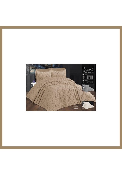 Kahveci.store Çift Kişilik Yatak Örtüsü Kapi 3 Parça Yatak Örtüsü Bedspread 22