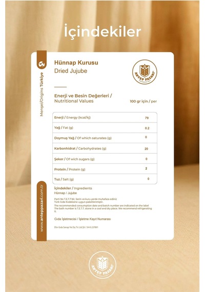 Hünnap Kurusu-şeker İlavesiz-300 Gr Diğer