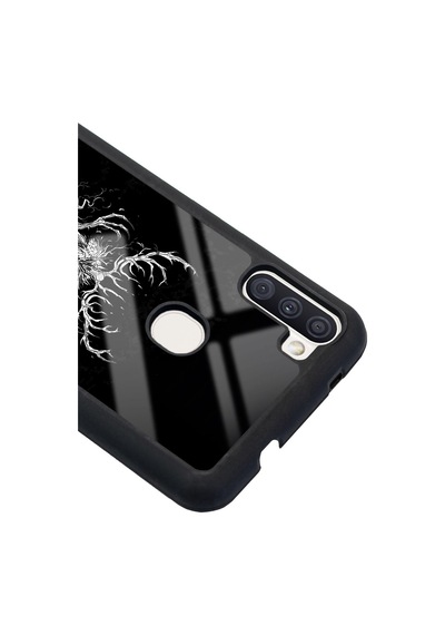 Samsung Uyumlu A11 Witcher 3 Deer Tasarımlı Glossy Telefon Kılıfı Çok Renkli