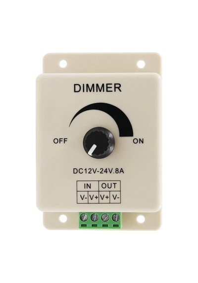 Tls Robotik Led Dimmer Dc 12v 24v 8a Ayarlanabilir Parlaklık Kontrolü Diğer