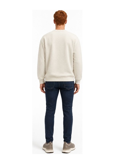 Loft Loose Fit Erkek Sweatshirt Lf2044263 Q1.v1 Ekru