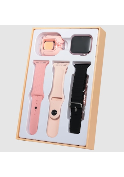Katjmer VN15 Mini 5in1 Akıllı Saat + 3 Kordon Takı Seti +Bluetooth Kulaklık (Distribütör Garantili) Katjmer VN15 Mini 5in1 Akıllı Saat + 3 Kordon Takı Seti +Bluetooth Kulaklık (Distribütör Garantili)