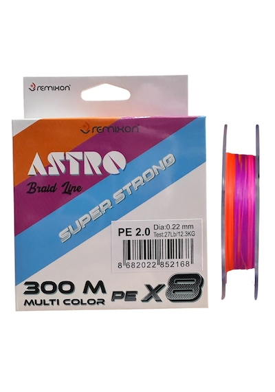 Remixon Astro 8x 0.22mm 300m Multi Color İp Misina