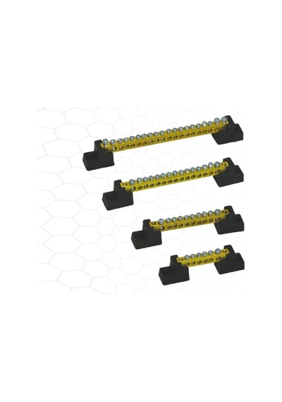 Delikli Pano Topraklama Klemensi Ayaklı Ptk5014 2+8 6,5 X 9 Mm 20 Adet