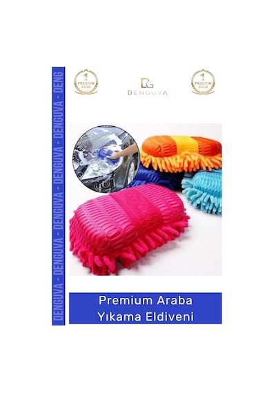 Mikrofiber Mikrofiber Çizmez Detailing Oto Temizlik Süngeri Kaliteli Premium Araba Yıkama Eldiveni